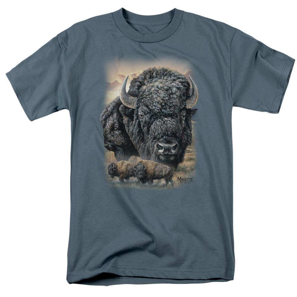 Wild Wings Sunset Buffalo T-Shirt Adult Child