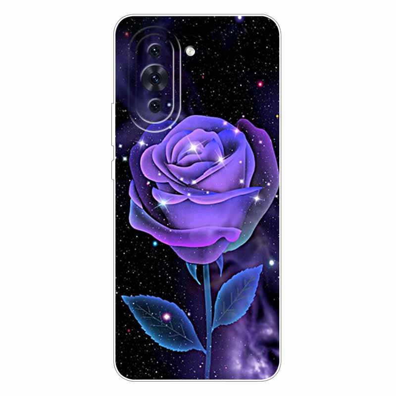 Чехол для Huawei Nova 10 Модный Силиконовый Мягкий Задняя Крышка с Кошкой и Львом для Чехла Huawei Nova 10 Защита Nova10 Крутые Мультяшные Оболочки