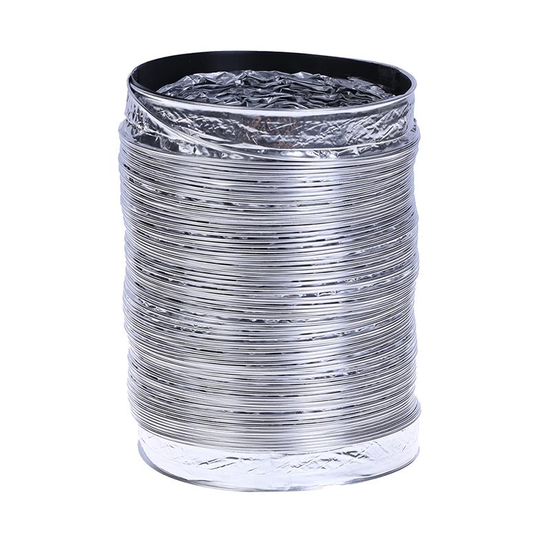 4-дюймовый вентиляторный воздуховод Алюминиевая труба Шланг для вентиляции воздуха Гибкий вытяжной воздуховод 2 м