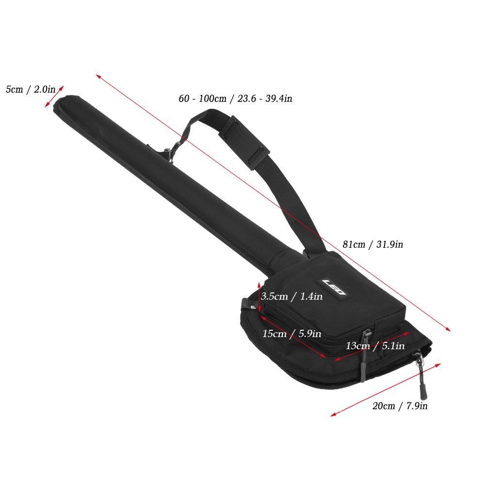 Canvas Fishing Rod Bag Portable Fishing Rod Reel Storage Tubes Cases Fishing Rod Fly Fishing Bag