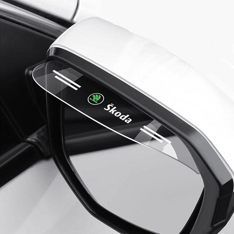Защитная накладка на боковое зеркало заднего вида автомобиля, козырьки от дождя, наклейки для Skoda SCALA Superb Octavia 2 3 A4 A5 Fabia Kamiq Kapoq Kodiaq Rapid