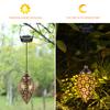 D C1.2V 0.065W Solar Powered Outdoor LEDs Light H Anging Outdoor Lantern Olive Design Flowers