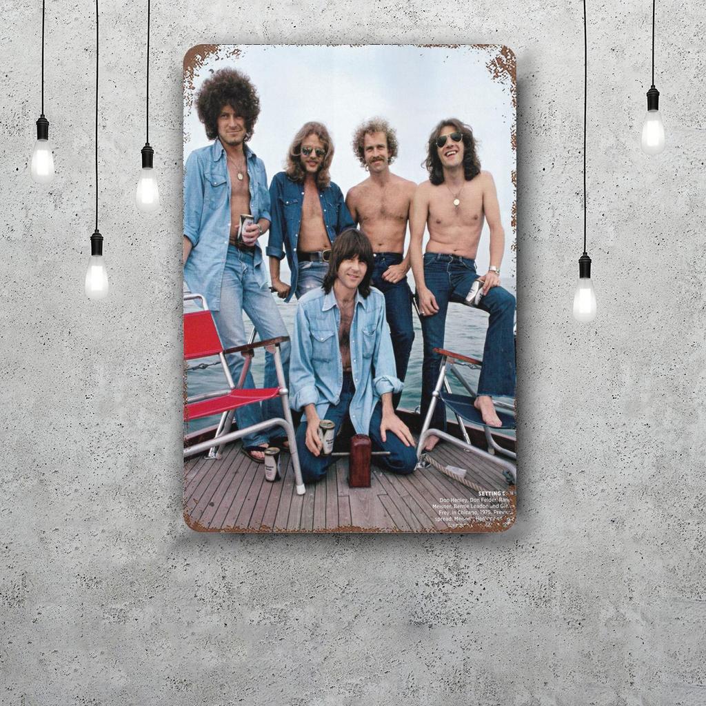 Don Henley Band Decor Poster Vintage Tin Sign Metal Sign Decorative Plaque for Pub Bar Man Cave Club Wall Decoration