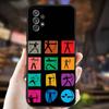 Спортивный чехол для телефона с изображением стрельбы из лука для Samsung S 25,24,23,22,30,21,10,9,Ultra,Plus,Lite,FE,4,5G Черный Мягкий чехол