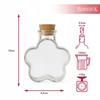 5x DAISY Glass Bottles 150ml Decorative for Liqueur Syrup Gift Alcohol Wine