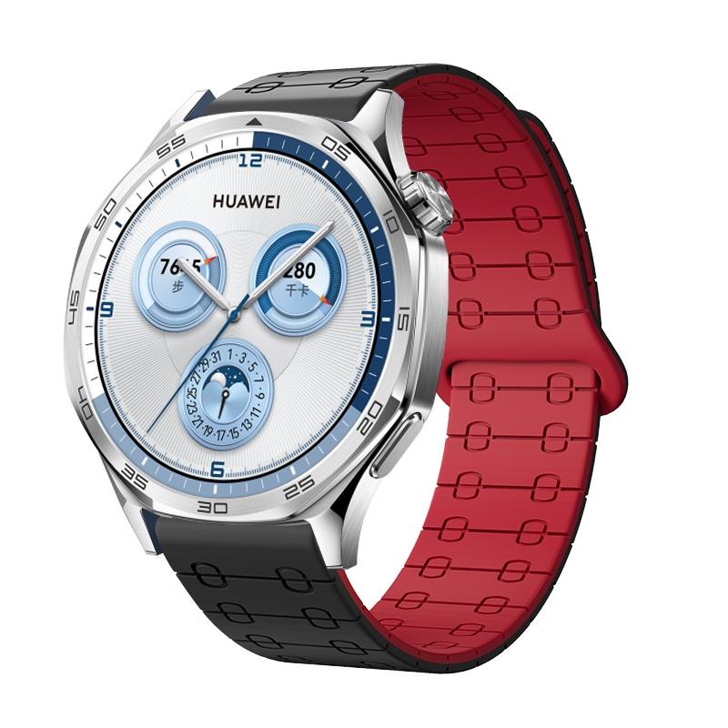 Силиконовый ремешок для Huawei Watch GT 6 GT6 Pro 46 мм с магнитной петлей Correa для Huawei Watch 5 Pro 4 3 GT6 GT5 GT4 GT3 GT2 GT2e