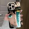 Глянцевый чехол для телефона с покрытием для сублимации, твердый пластик + мягкая оболочка, Клинок рассекающий демонов: Чехол-бампер с узором Kimetsu no Yaiba для iPhone Samsung