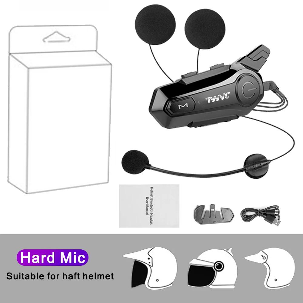 1/2 X1 Bluetooth мотоциклетный шлем гарнитура интерком для 2 мотоциклистов 1000M intercomunicador мото интерфон беспроводной громкой связи вызов