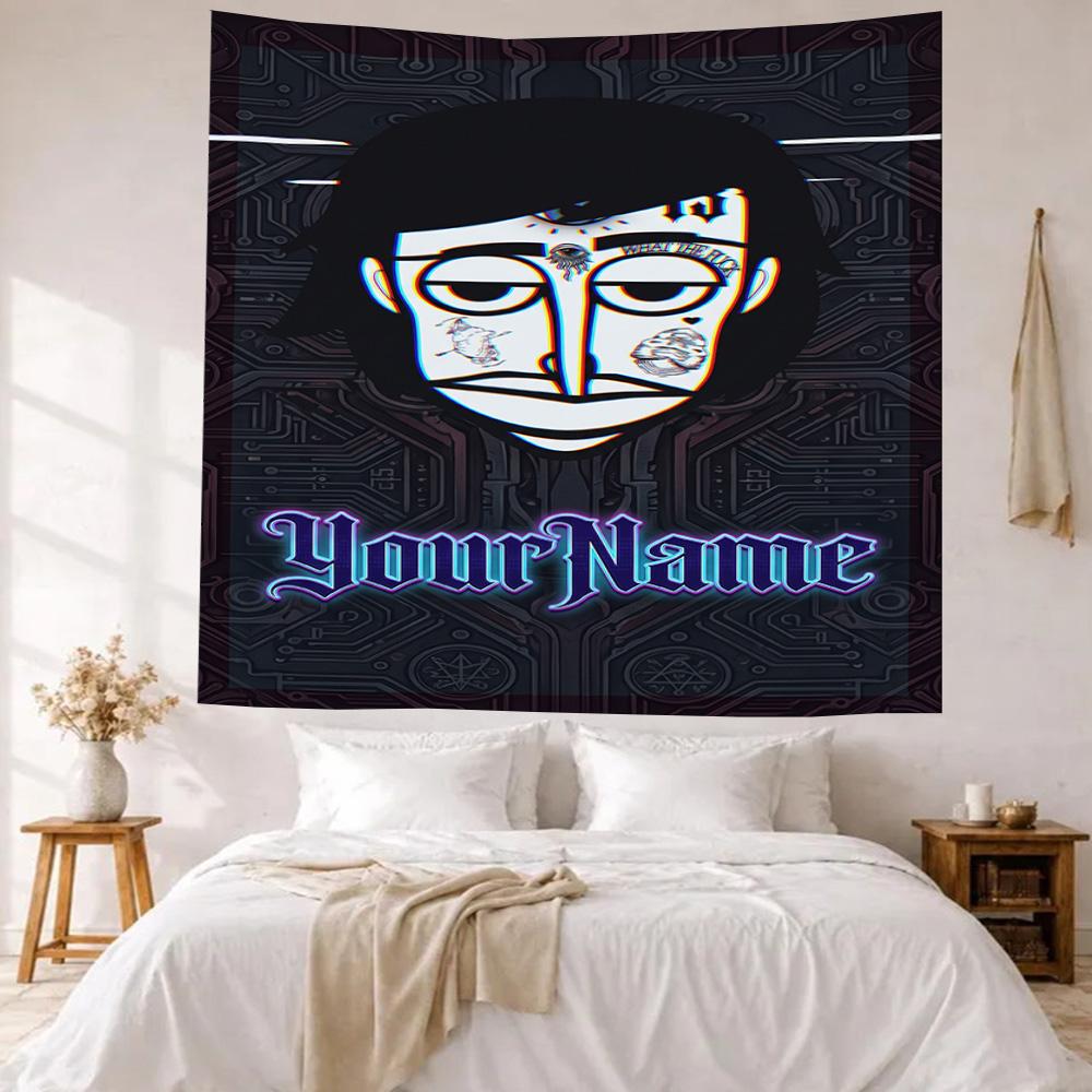 Incredibox Custom Your Name Wall Decor Tapestry Art For Pet Memorial Birthdaywedding Party Backdrop Family Gift