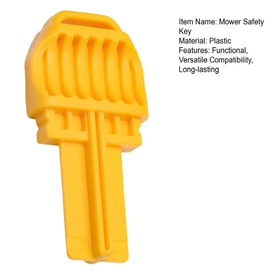 N835578 Ключ от газонокосилки Ключ безопасности для триммера Запасной ключ безопасности для De-Walt DCMWSP244U2 DCMWSP255Y2 DCMWP233U2