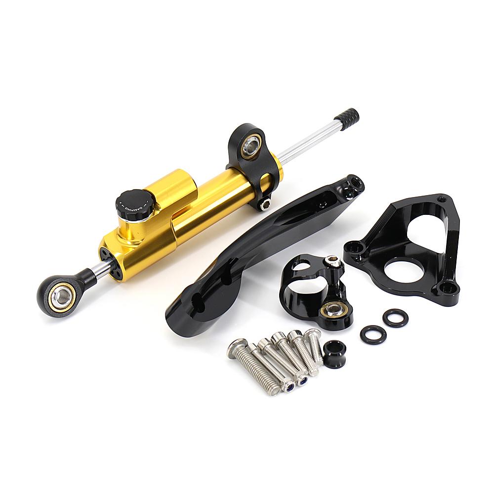 Для Honda CBR600RR CBR 600 RR 600RR 2007-2016 Алюминиевый CNC Кронштейн крепления демпфера стабилизатора руля для мотоциклов Комплект крепежа