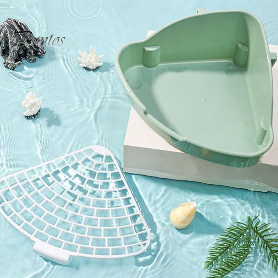 Практичная стабильная гладкая поверхность для хомяка в ванной комнате, маленькая клетка для хомяка, кролика, туалет, товары для домашних животных