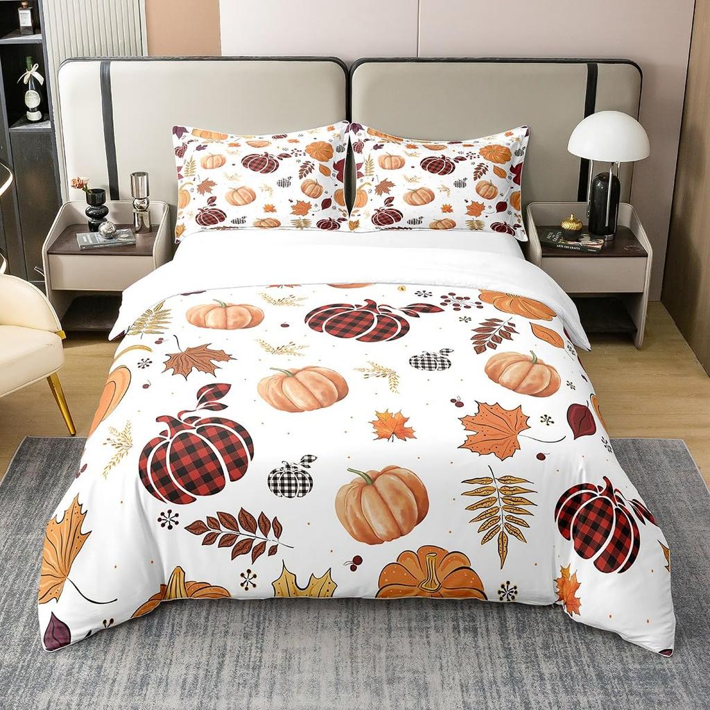 Harvest Duvet Cover Sets For Kids Teens Queen King Size Quilt Covers Lightweight Down 2 Pillowcases 1 Duvet Cover No Comforter