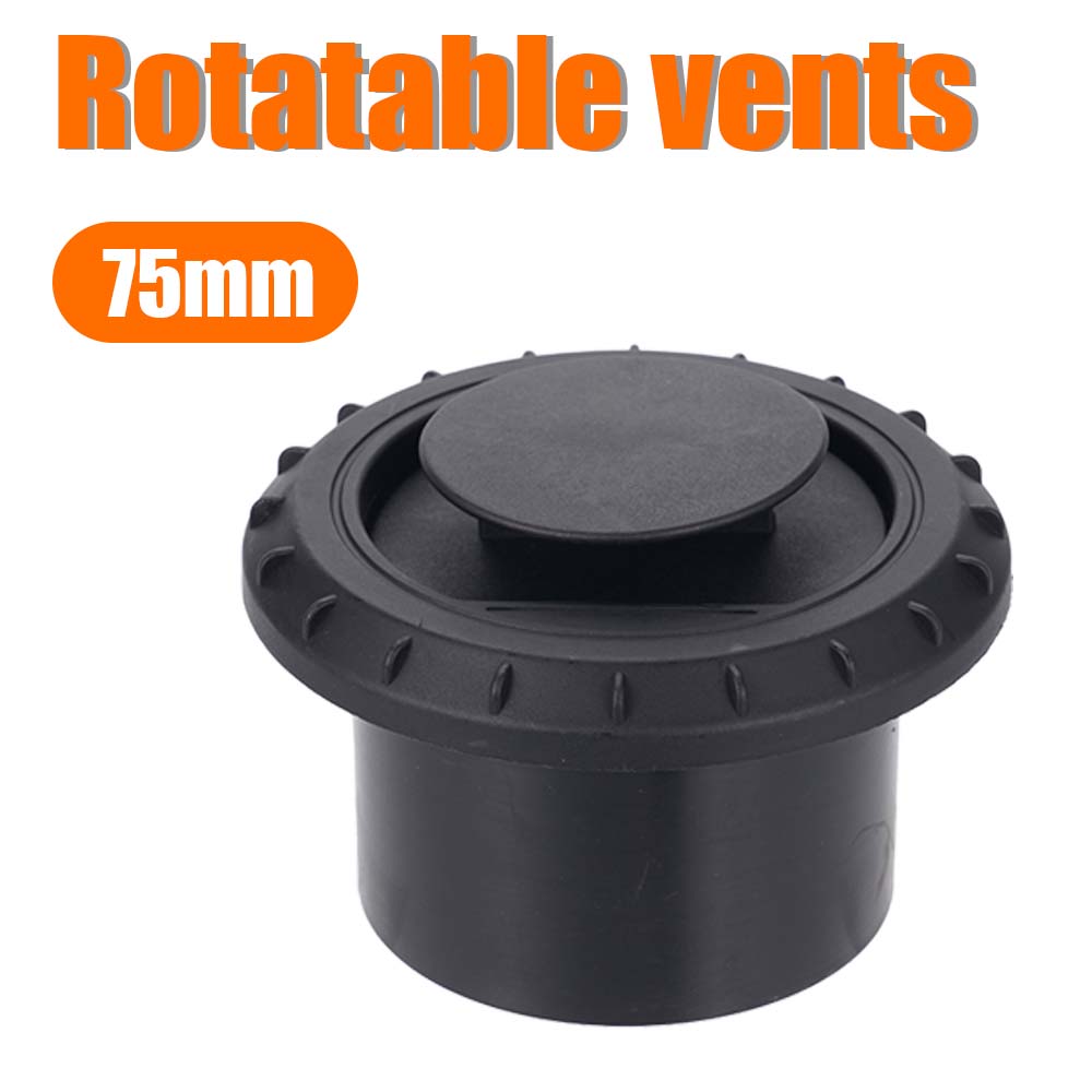 60 мм / 75 мм Воздуховод дизельного отопителя Воздуховод Выход вентиляционного отверстия Плоский соединитель трубы Соединитель Вращающийся соединитель Черный Для автомобиля Грузовика Фургона