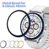 Металлическая крышка-ободок для умных часов Samsung Galaxy Watch 8 Classic 46 мм, кольцо-бампер, чехол, декоративные аксессуары для Galaxy Watch8 Classic