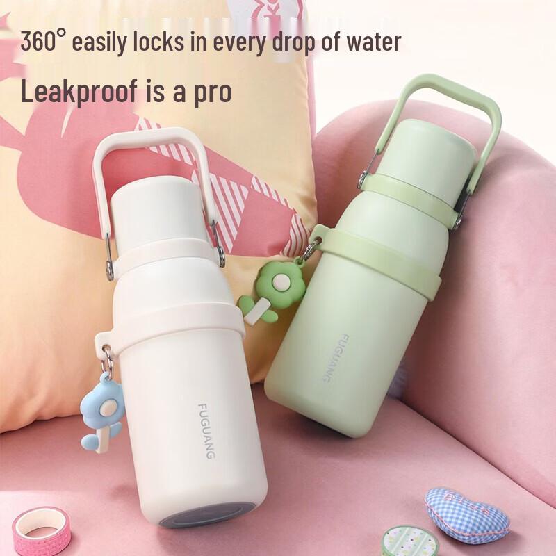 FUGUANG 316L Stainless Steel 1L Triple-Drink Insulated Bottle