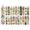 40Pcs DIY Vinyl Art Easy To Paste Great Self-adhesive Vintage Botanical Diary Note Handbook Stationery Stickers Material Sticker