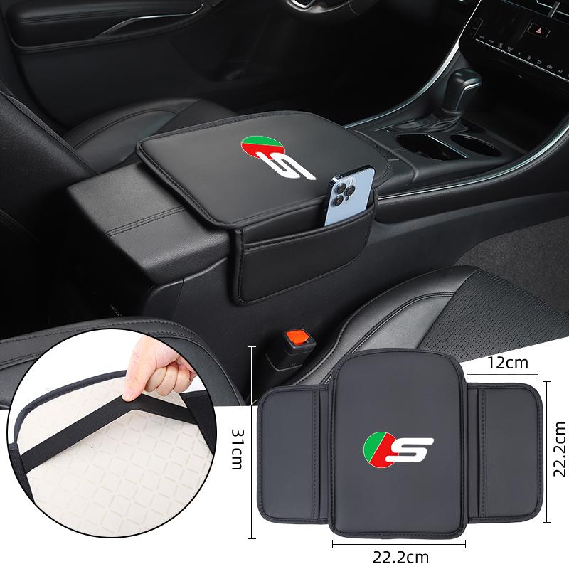 Car Armrest Box Pad Console Protector Armrest Storage Mat Accessories For Jaguar XF XJ XFR XKR X-Type F-Pace I-Pace S-Type F SS20