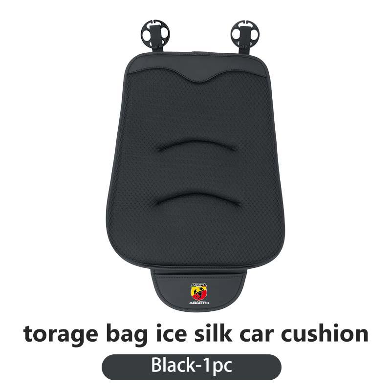 GHMJE1 Car Seat Cushion Ice Silk Storage Pad Non-slip Protector Cover For Abarth Stilo Ducato Palio Bravo Linea Doblo 500 Grande Tipo