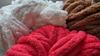 Thick blanket yarn 300g for Chenille blanket for fingering, gray 320