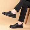Весна Осень Мужские черные Лоферы Элегантные Деловые Повседневные Туфли Нескользящие Официальные Деловые Кожаные Туфли Для Мужчин Мокасины