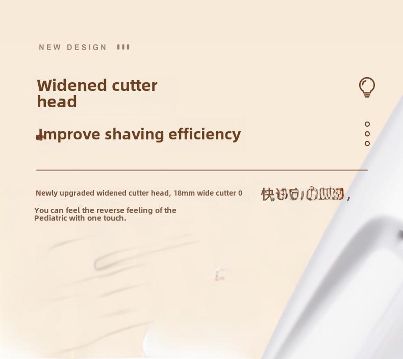 Водонепроницаемая бритва для домашних животных со светодиодом: Широкое лезвие для удаления шерсти с морды, ушей, глаз и лап кошек и собак.