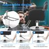 Schönheitsstuhl Hydraulischer Friseursalon Drehhocker 360-Grad-Drehung Höhenverstellbar Friseurstuhl Hohe Tragfähigkeit Rollend mit Pumpe Styling