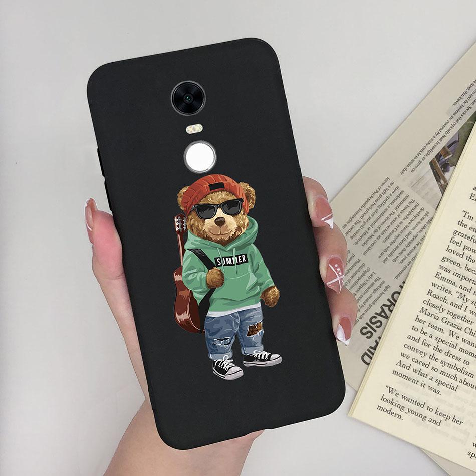 Милый Мультяшный Чехол Для Xiaomi Redmi 5 Plus Чехол Мягкий Расписной Матовый Силиконовый Задний Чехол Для Redmi5 Plus Redmi 5+ Чехлы Для Телефона Funda