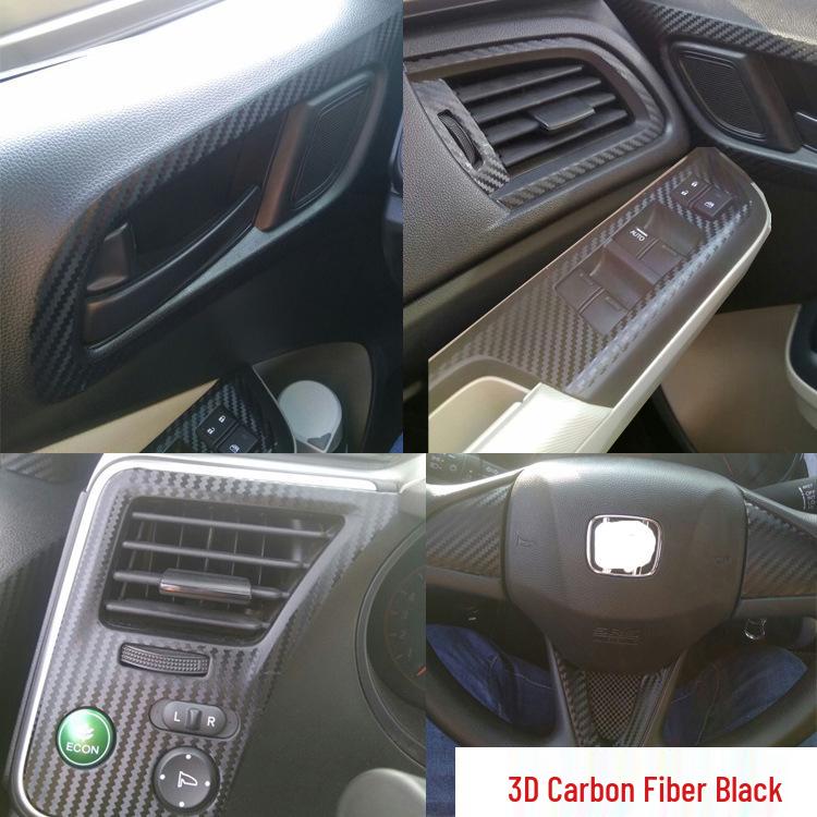 15-18 New City Greiz Center Console Carbon Fiber Gear Decoration Sticker