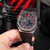 Casio Унисекс Жидкокристаллический/Аналоговый Двойной Дисплей Серия 44,5 мм Черные Часы GA-2100-1A1(Команда788--)