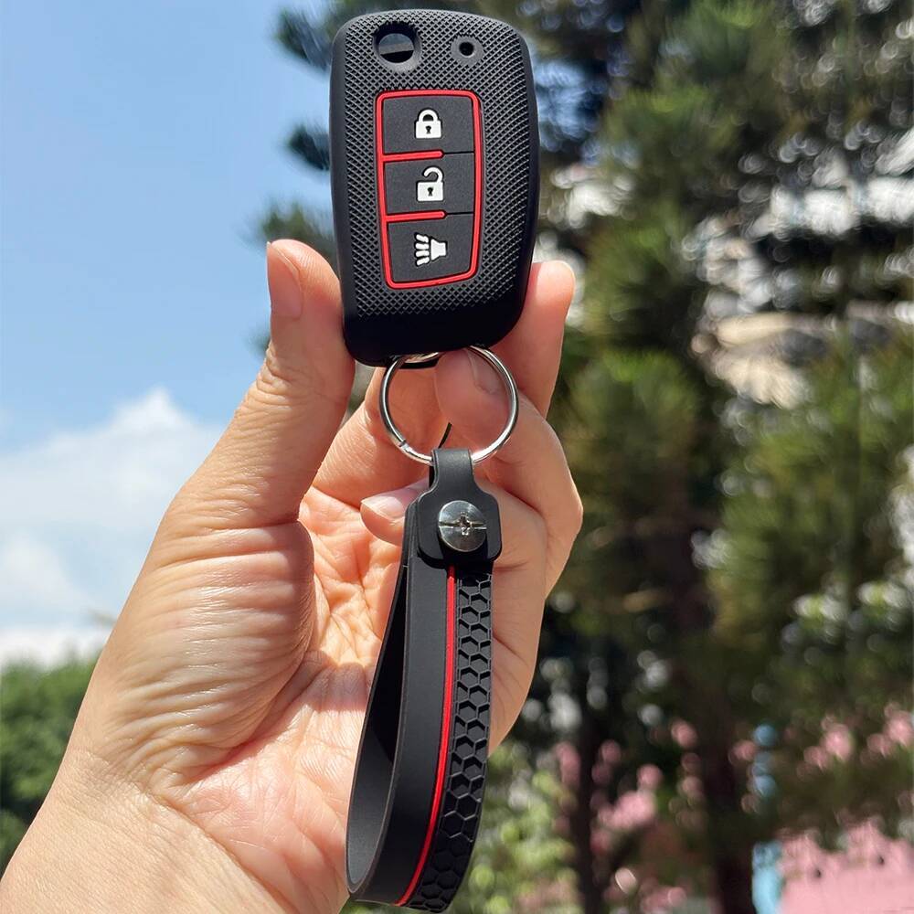 Для Nissan Kicks Чехол для брелока с ключом с брелком Защита для Nissan Qashqai Navara Horn Altima Sunny Cefiro A32 Juke Xtrail