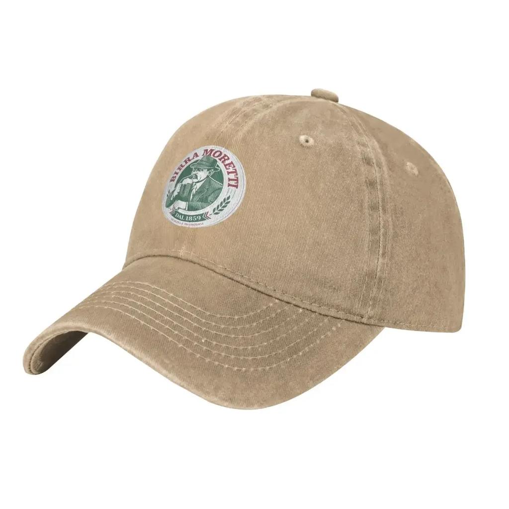 Birra Moretti Solid Color demin Trucker Hat Durable for All Seasons Caps Men Cap Man Summer