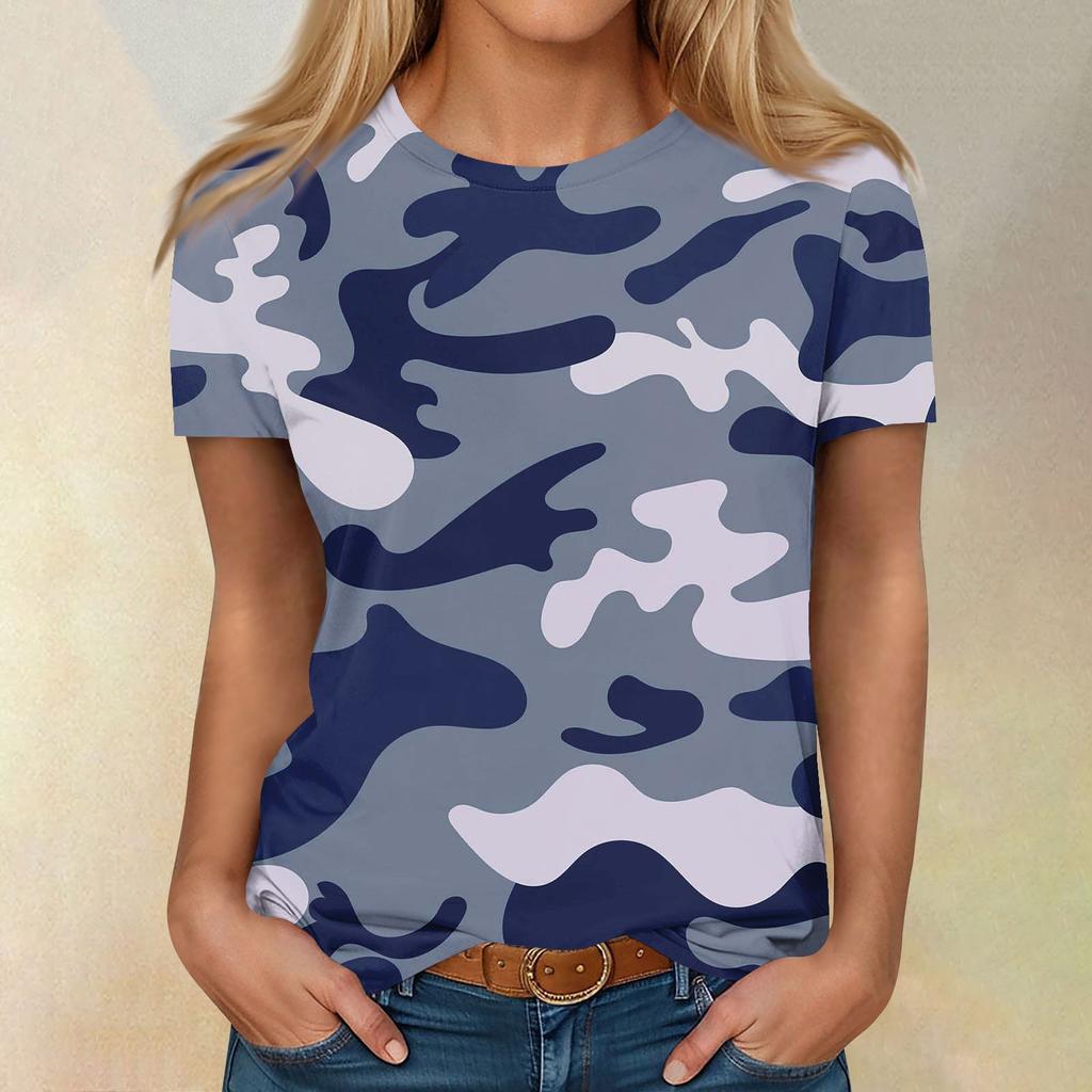 Рубашки с коротким рукавом для женщин, милые топы, футболки с принтом, блузки, повседневные базовые топы больших размеров, пуловеры