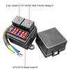Pre-Wired Fuse Relay Box With 2Pcs 4-Pin 80A Relays And 6 Fuses For 12V Car Truck Boat Rv