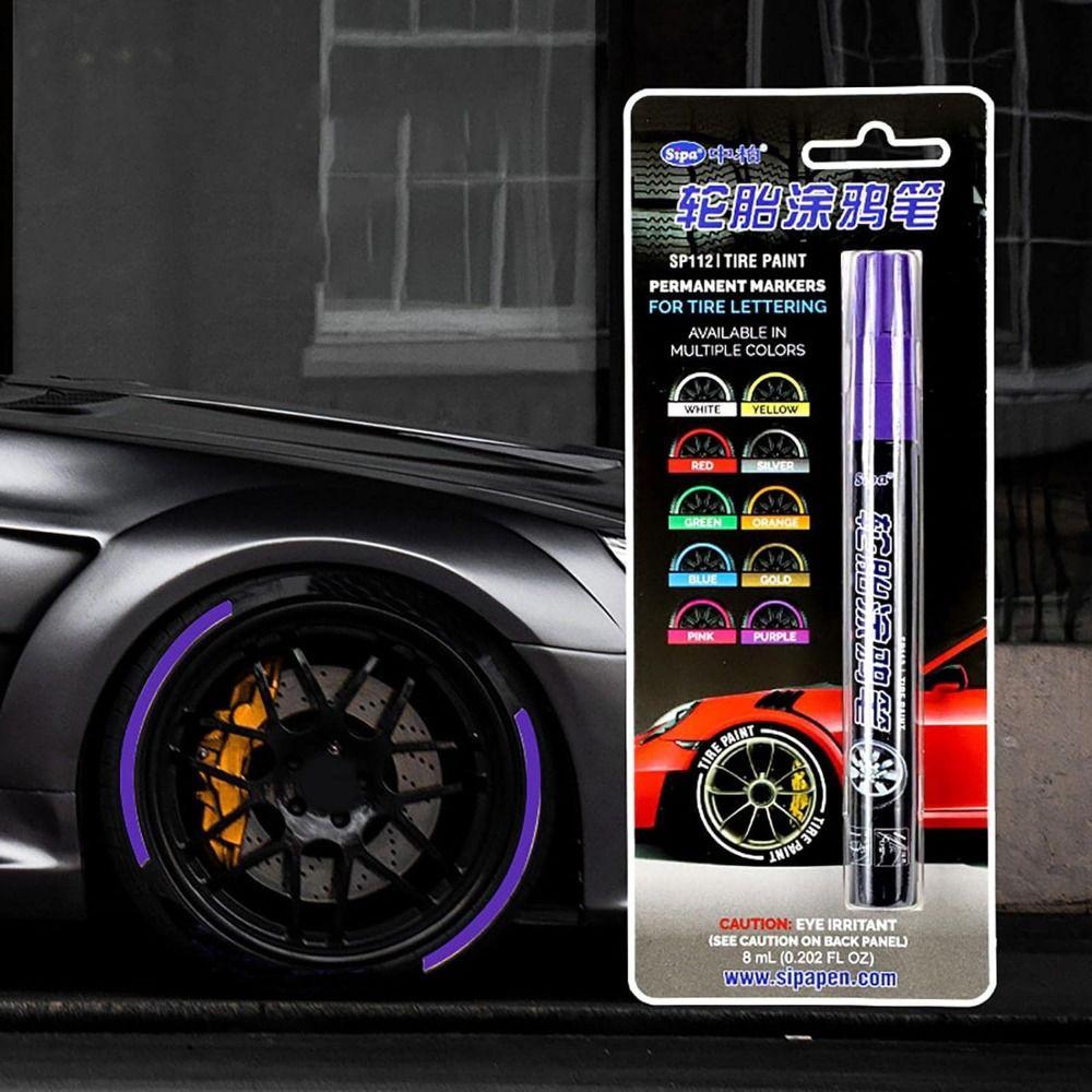 Waterproof Tire Marker for Rubber Meta Glass Car Tires Car Tire Graffiti Paint Pen Tire Paint Pen