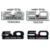 Ford Mustang 5.0 COYOTE V8 Fender Side Marker Sticker for Focus, Escape, Mondeo