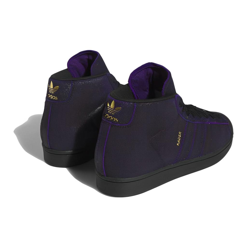 Kader Sylla x adidas Pro Model ADV Черные Темно-фиолетовые Унисекс Кроссовки Основной черный IE4310