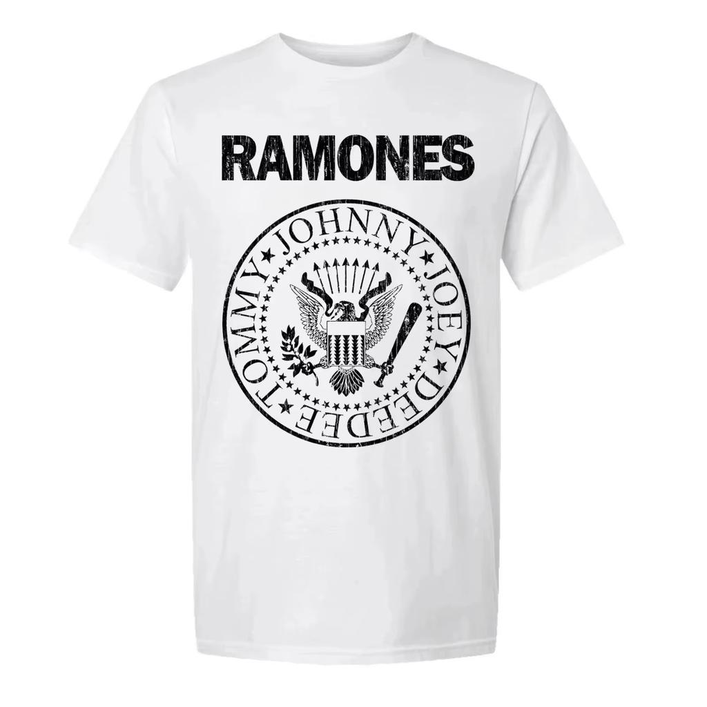 Summer 2026 Hot American Legendary Punk Band Ramones Theme Cotton T Shirt Outdoor Casual Fashion Unisex Shortsleeved Tshirt Y2k