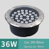 Stainless Steel Outdoor Waterproof LED Ground Spotlight for Landscaping