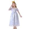 Kids Elsa Princess Dress Halloween Cosplay Costume Girls Stage Party Performance Outfit