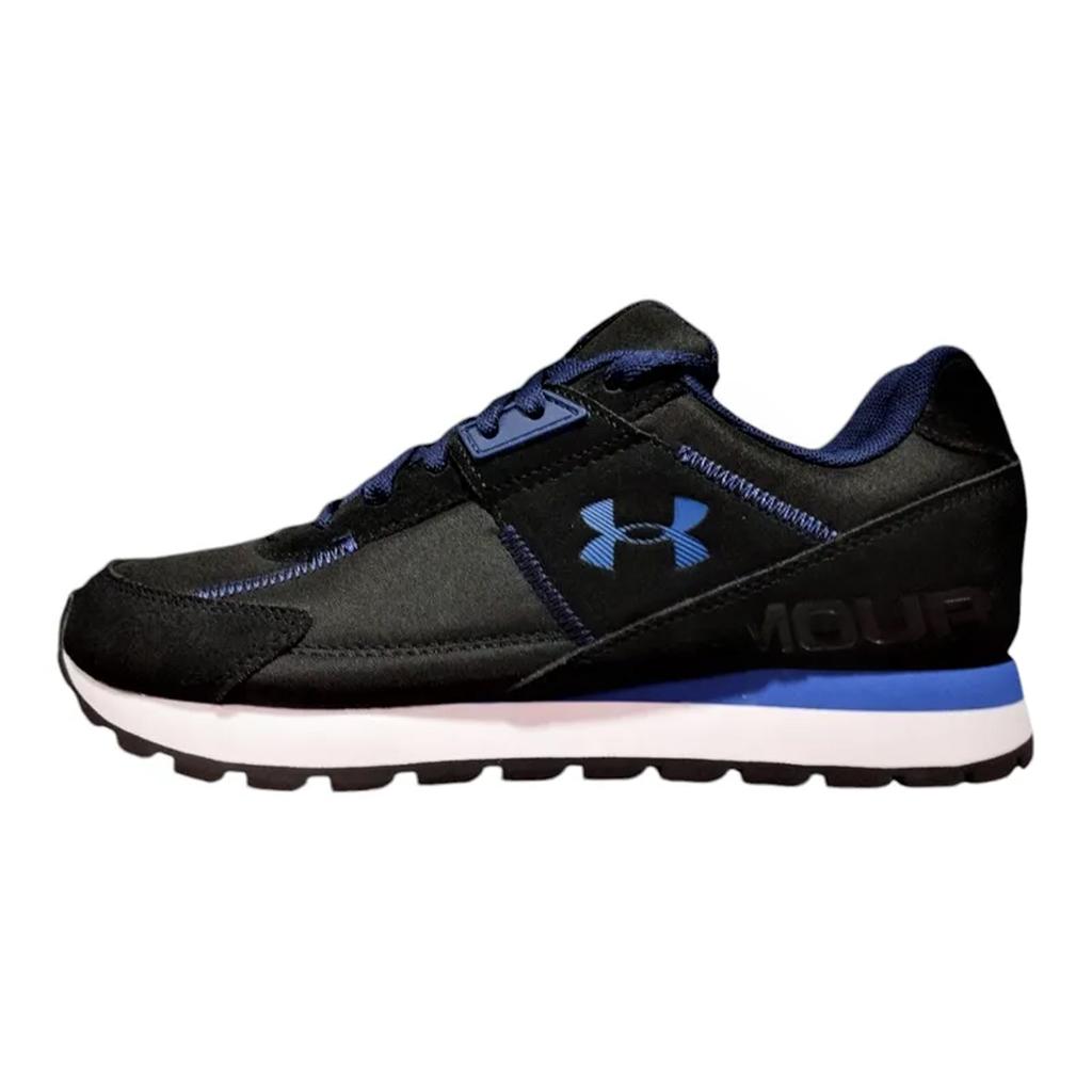 Under Armour Необходимые Удобные Простые Атмосферные Обертывающие Низкие Повседневные Кроссовки Мужские кроссовки Черные 3028408-002