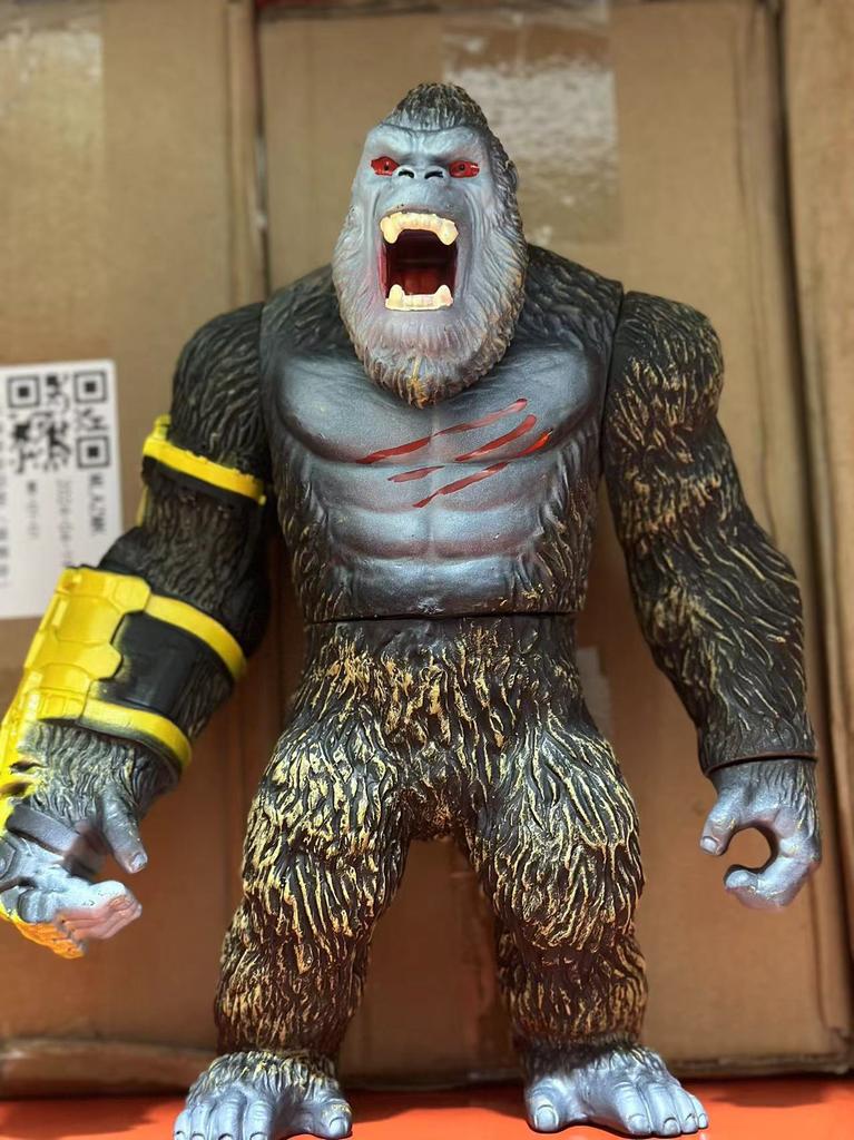 Фигурка Годзиллы против Кинг-Конга, фигурка аниме, Gulian Runaway Rabid Godzilla, мягкий клей из АБС-пластика, кукла-монстр, модель, украшения, игрушки