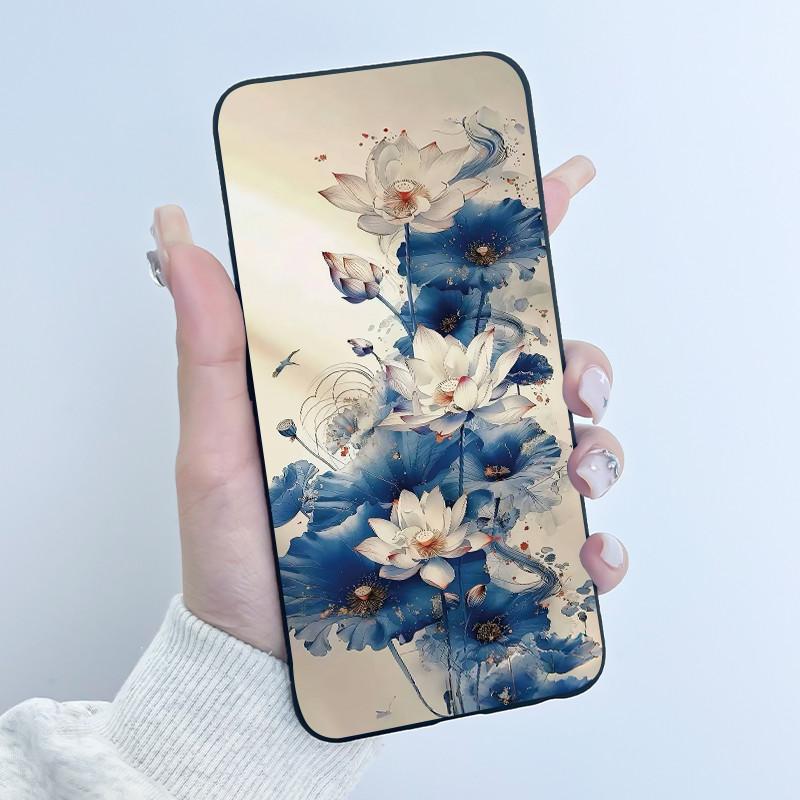 Корпус Для Nokia 106 2G 2023 106 4G 2023 Чехол Эстетичный Роскошный Милый Крутой Мальчики Девочки Мягкий Силикон Черный Матовый Чехол-Бампер для Телефона