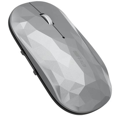Беспроводная мобильная мышь Buffalo Bluetooth FLEXUS, тонкая и легкая, 5 кнопок, беспроводная бесшумная подсветка BlueLED, переключение DPI, соответствующее стандарту MIL