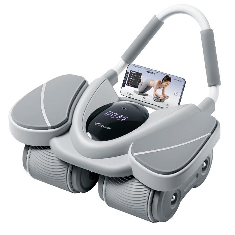 MERACH Умный abdominal roller с 4 колесами и автовозвратом