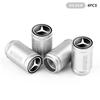4Pcs 3D Metal Car Wheel Tire Valve Stem Caps Accessories for Mercedes benz W203 W204 W205 W210 W211 W212 W463 W464 W164 W176 CLA KIY7