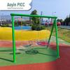 Детская игровая площадка на открытом воздухе: качели и аксессуары