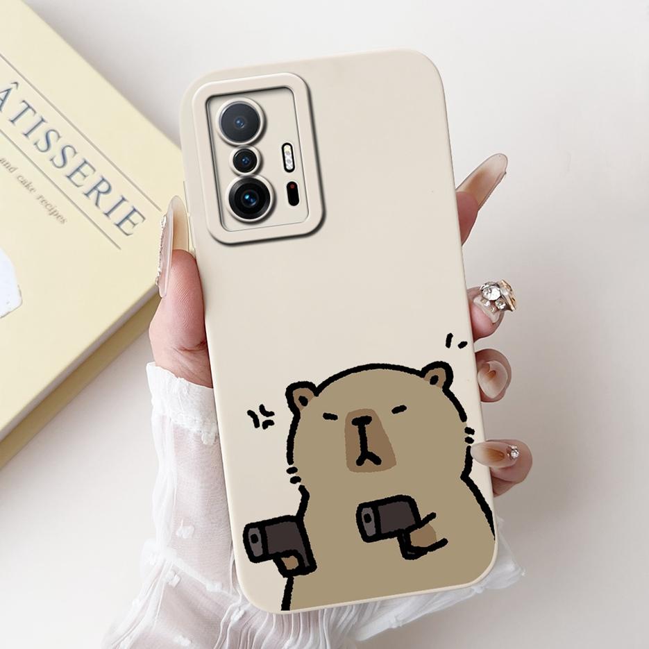 For Xiaomi 11T Pro Case Cute Dog Cartoon Cover Soft Silicone Phone Cases For Xiaomi Mi 11T Pro Mi11T 11TPro Fundas 6.67'' Bumper