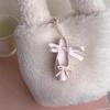 Phone Charm Mini Ballet Shoes Pendant Pink Color Ballet Shoes Key Holder  Women and Girls