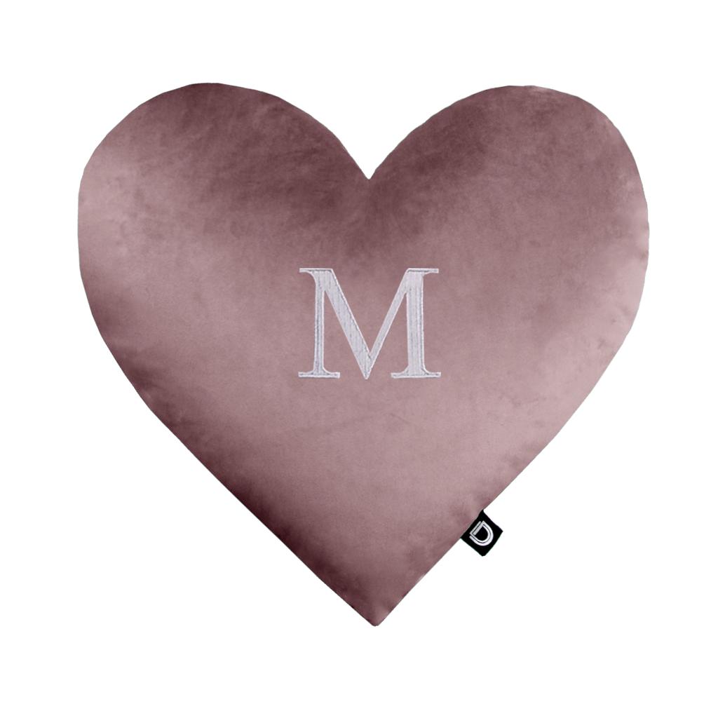 VELVET pillow VE2258 | powder pink heart